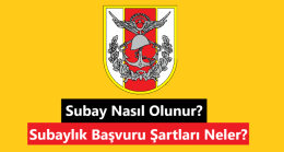 Subaylık Başvuru Şartları Neler? Subay Nasıl Olunur?