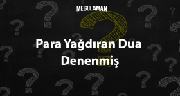 Para Yağdıran Dua Denenmiş