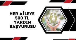 Her Aileye 500 TL Yardım Başvurusu Şartları – E-Devlet Başvuru Formu