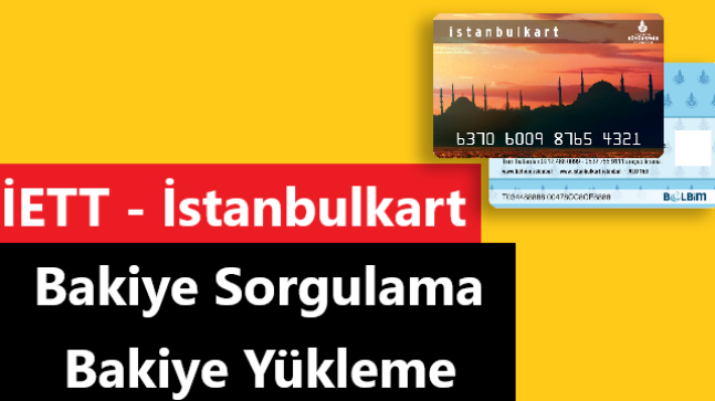 İETT Bakiye Sorgulama ve Bakiye Yükleme
