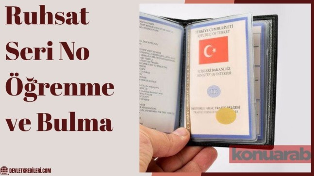 Ruhsat Seri No Öğrenme ve Bulma