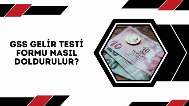 GSS Gelir Testi Formu Nasıl Doldurulur?