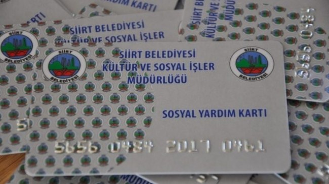 Siirt Belediyesi Yardım Başvurusu (Gıda ve Para Yardımı)