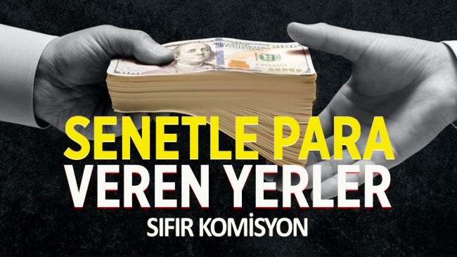 Senetle Para Veren Yerler