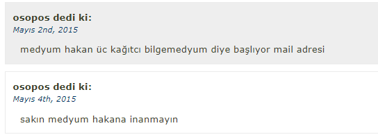 medyum hakan görüş