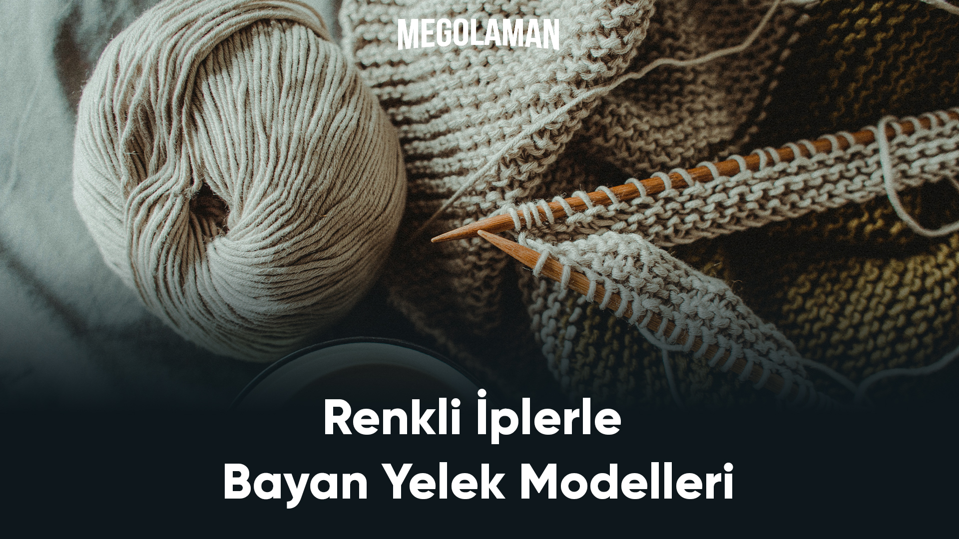 Renkli İplerle Bayan Yelek Modelleri