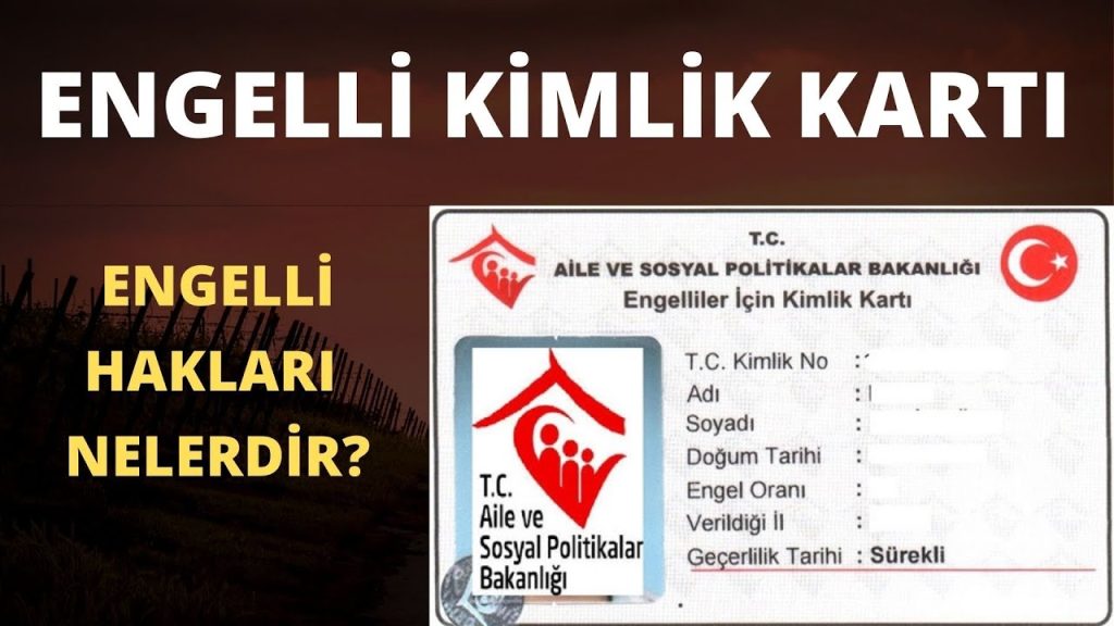 E-Devlet Engelli Kimlik Kartı Başvurusu