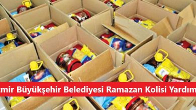 İzmir Büyükşehir Belediyesi Ramazan Kolisi Yardımı
