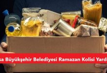 Bursa Büyükşehir Belediyesi Ramazan Kolisi Yardımı