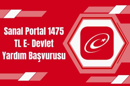 Sanal portal 1475 TL e- devlet yardım başvurusu